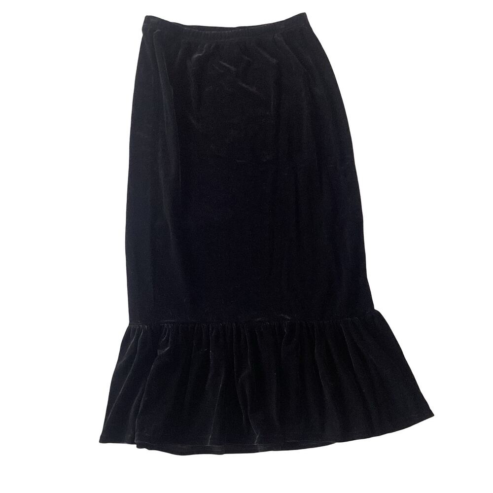 No Boundaries Velour Maxi Skirt